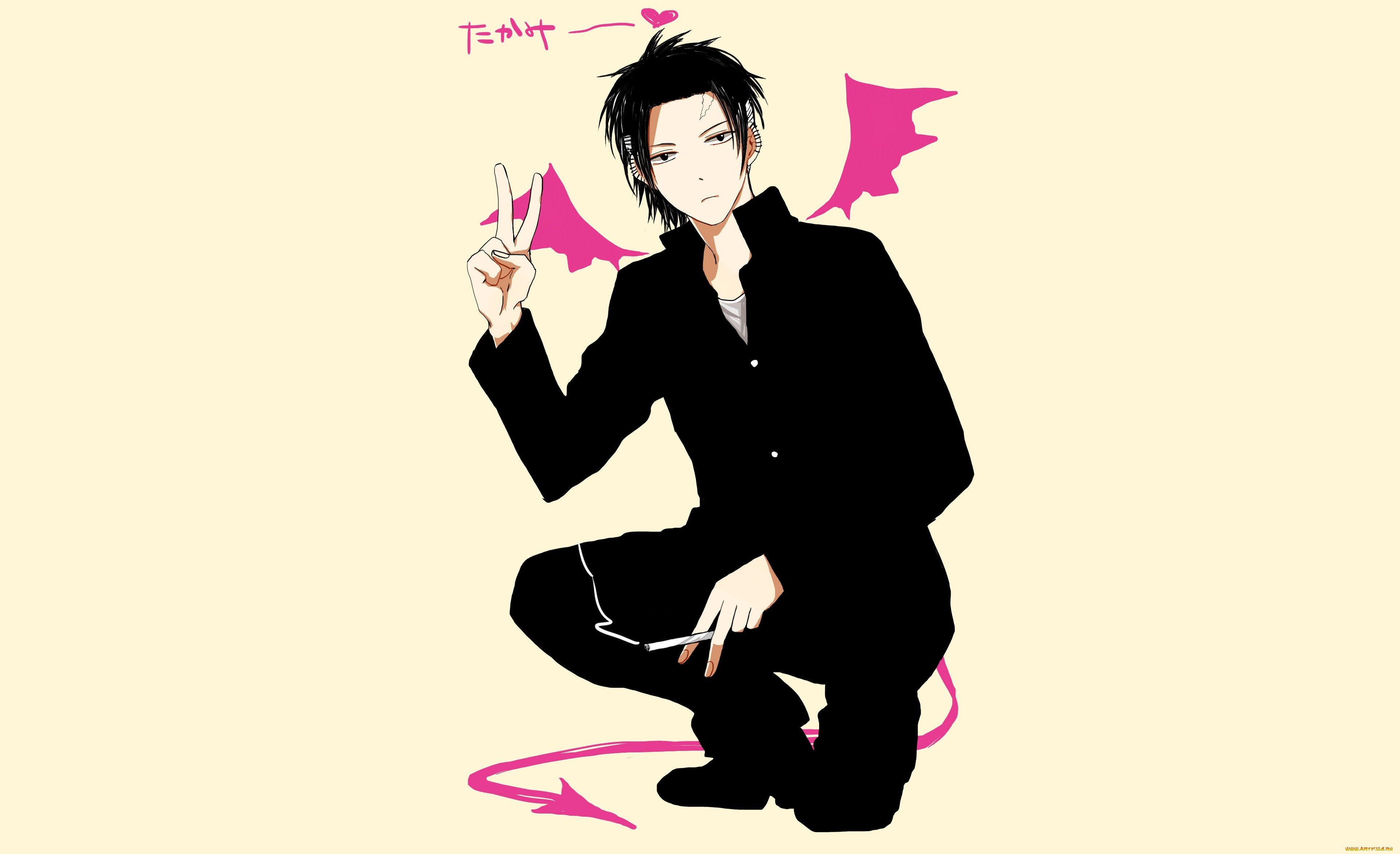 , beelzebub, takamiya, shinobu